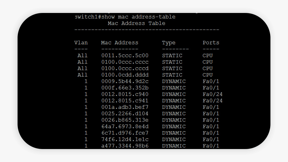 mac address